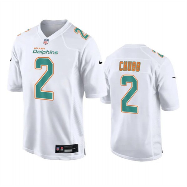 Miami Dolphins #2 Bradley Chubb White Fashion Vapor Untouchable Stitched Jersey
