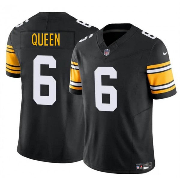 Pittsburgh Steelers #6 Patrick Queen Black 2023 F.U.S.E. Vapor Untouchable Limited Stitched Jersey