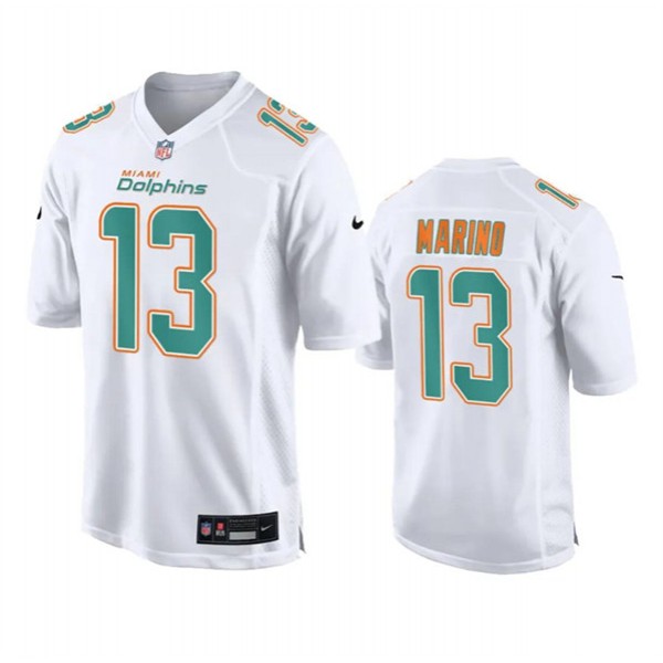 Miami Dolphins #13 Dan Marino White Fashion Vapor Untouchable Stitched Jersey