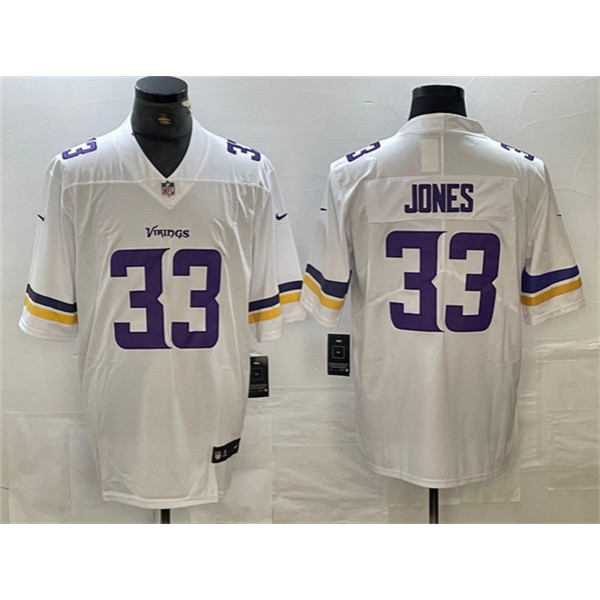 Minnesota Vikings #33 Aaron Jones White Vapor Untouchable Limited Stitched Jersey