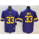 Minnesota Vikings #33 Aaron Jones Purple Gold Vapor Untouchable Limited Stitched Jersey