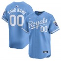 Kansas City Royals Custom Light Blue 2024 Alternate Limited Stitched Jersey