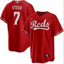 Cincinnati Reds #7 Spencer Steer Red Cool Base Stitched Jersey
