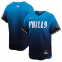 Philadelphia Phillies Blank Blue 2024 City Connect Limited Stitched Jersey