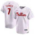 Philadelphia Phillies #7 Trea Turner White Home Limited Stitched Jersey