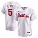 Philadelphia Phillies #5 Bryson Stott White Home Limited Stitched Jersey