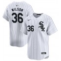 Chicago White Sox #36 Steven Wilson White Home Limited Stitched Jersey