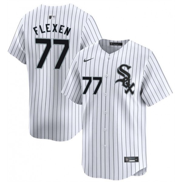 Chicago White Sox #77 Chris Flexen White Home Limited Stitched Jersey