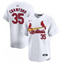 St. Louis Cardinals #35 Brandon Crawford White Home Limited Stitched Jersey