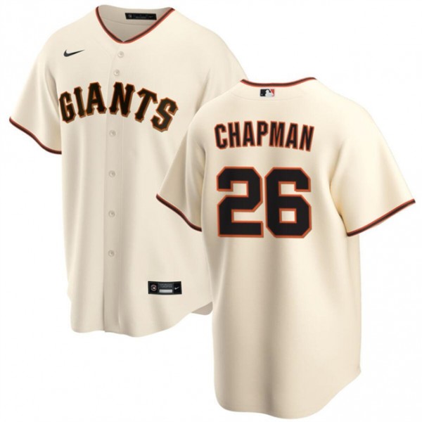 San Francisco Giants #26 Matt Chapman Cream Cool Base Stitched Jersey