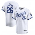 Kansas City Royals #26 Adam Frazier White 2024 Home Limited Cool Base Stitched Jersey