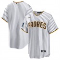 San Diego Padres Blank White 2024 World Tour Seoul Series Home Stitched Jersey