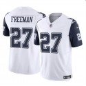 Dallas Cowboys #27 Royce Freeman White 2023 F.U.S.E Color Rush Limited Stitched Jersey