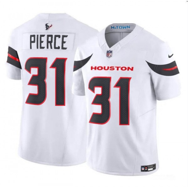 Houston Texans #31 Dameon Pierce White 2024 Vapor F.U.S.E. Limited Stitched Jersey