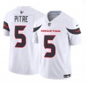 Houston Texans #5 Jalen Pitre White 2024 Vapor F.U.S.E. Limited Stitched Jersey