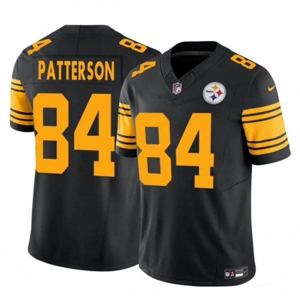 Pittsburgh Steelers #84 Cordarrelle Patterson Black 2024 F.U.S.E. Color Rush Limited Stitched Jersey