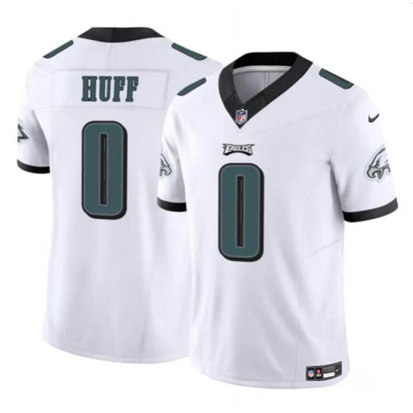 Philadelphia Eagles #0 Bryce Huff White 2024 F.U.S.E. Vapor Untouchable Limited Stitched Jersey