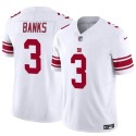 New York Giants #3 Deonte Banks White 2023 F.U.S.E. Vapor Untouchable Limited Stitched Jersey