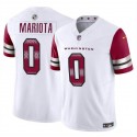 Washington Commanders #0 Marcus Mariota White 2023 F.U.S.E. Vapor Limited Stitched Jersey