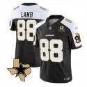 Dallas Cowboys #88 CeeDee Lamb 2023 F.U.S.E. Black White With Established In 1960 Patch Stitched Jersey