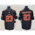 San Francisco 49ers #23 Christian McCaffrey Black Vapor Untouchable Limited Stitched Jersey