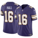 Minnesota Vikings #16 Jaren Hall Purple 2023 F.U.S.E. Vapor Untouchable Throwback Limited Stitched Jersey