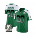 Philadelphia Eagles #20 Brian Dawkins Green White 2023 F.U.S.E. Throwback Vapor Untouchable Limited Stitched Jersey