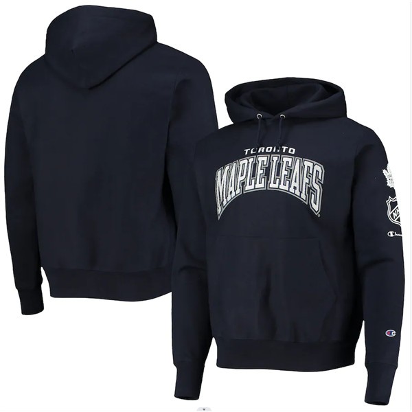 Toronto Maple Leafs Champion Navy OB Capsule II Pullover Hoodie