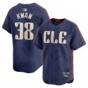 Cleveland Guardians #38 Steven Kwan Navy 2024 City Connect Limited Stitched Jersey