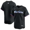 Miami Marlins Blank Black 2024 Alternate Limited Stitched Jersey