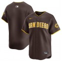 San Diego Padres Blank Brown 2024 Away Limited Stitched Jersey