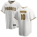San Diego Padres #10 Jurickson Profar White Cool Base Stitched Jersey