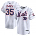 New York Mets #35 Adrian Houser White 2024 Home Limited Stitched Jersey