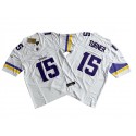 Minnesota Vikings #15 Dallas Turner White 2024 Draft F.U.S.E. Vapor Untouchable Limited Stitched Jersey