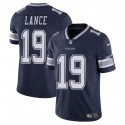 Dallas Cowboys #19 Trey Lance Navy Vapor Untouchable Limited Stitched Jersey