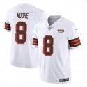 Cleveland Browns #8 Elijah Moore White 1946 Collection Vapor Limited Stitched Jersey