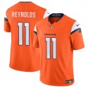 Denver Broncos #11 Josh Reynolds Orange 2024 F.U.S.E. Vapor Limited Stitched Jersey