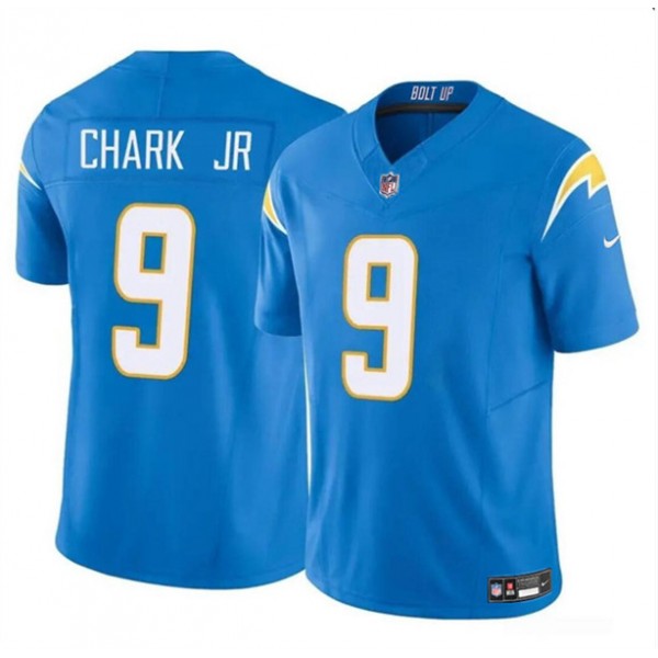 Los Angeles Chargers #9 DJ Chark Jr Blue 2024 F.U.S.E. Vapor Limited Stitched Jersey