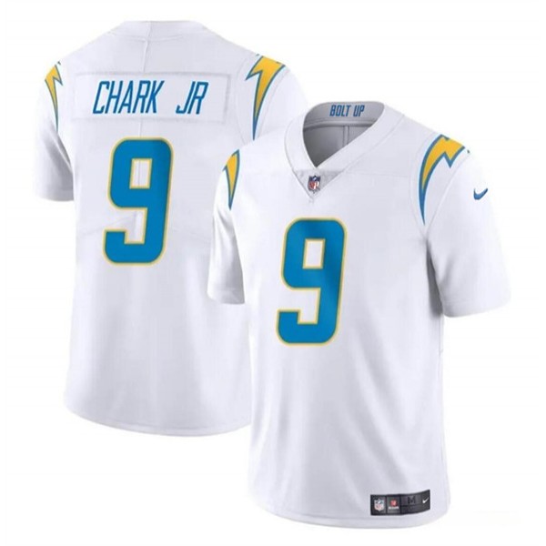 Los Angeles Chargers #9 DJ Chark Jr White 2024 Vapor Limited Stitched Jersey