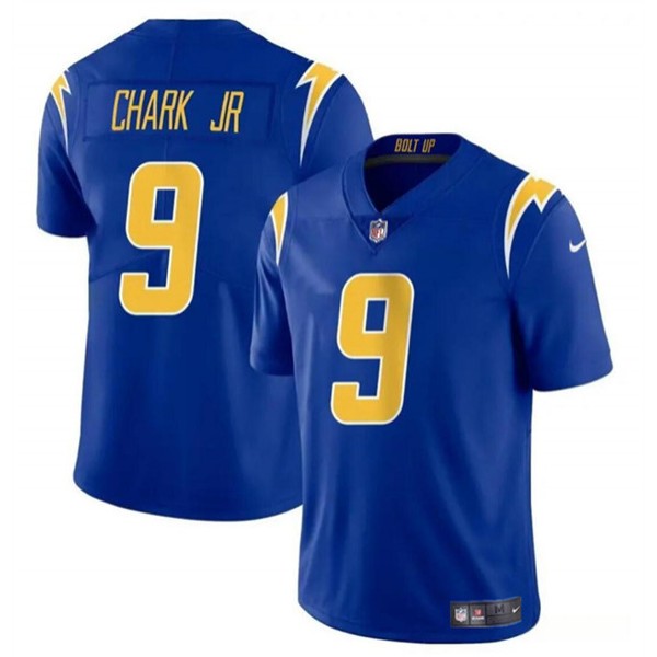 Los Angeles Chargers #9 DJ Chark Jr Royal 2024 Vapor Limited Stitched Jersey