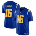 Los Angeles Chargers #16 Casey Bauman Royal 2024 Vapor Limited Stitched Jersey