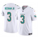 Miami Dolphins #3 Odell Beckham Jr White 2023 F.U.S.E Vapor Limited Stitched Jersey