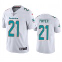 Miami Dolphins #21 Jordan Poyer White Vapor Limited Stitched Jersey