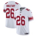 New York Giants #26 Devin Singletary White Vapor Untouchable Limited Stitched Jersey