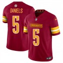 Washington Commanders #5 Jayden Daniels Burgundy 2024 Draft F.U.S.E Vapor Limited Stitched Jersey