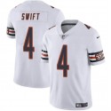 Chicago Bears #4 D’Andre Swift White Vapor Stitched Jersey