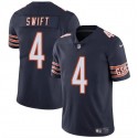 Chicago Bears #4 D’Andre Swift Navy Vapor Stitched Jersey