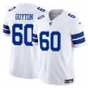 Dallas Cowboys #60 Tyler Guyton White 2024 F.U.S.E Draft Vapor Untouchable Limited Stitched Jersey