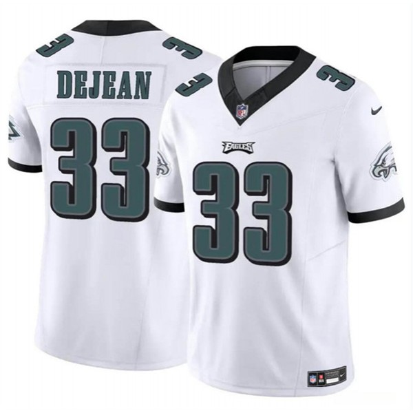 Philadelphia Eagles #33 Cooper DeJean White 2024 Draft F.U.S.E. Vapor Untouchable Limited Stitched Jersey