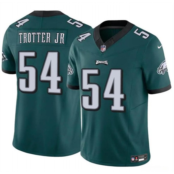 Philadelphia Eagles #54 Jeremiah Trotter Jr Green 2024 Draft F.U.S.E. Vapor Untouchable Limited Stitched Jersey
